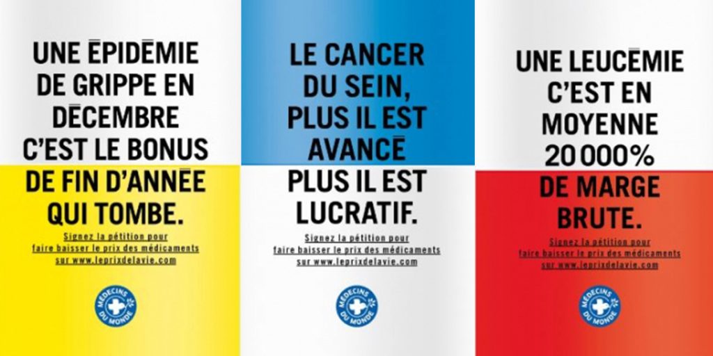 trois-affiches-campagne-pub-medecin-monde-prix-medicaments